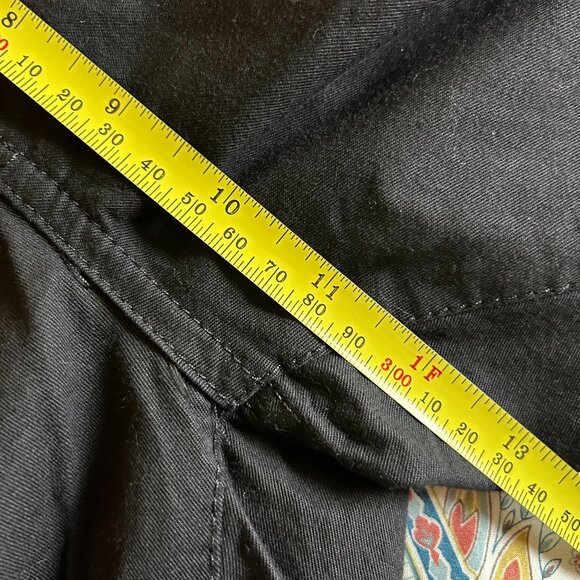 NWT Valentino Ladies Jeans - Black Cotton Twill  - Straight Leg Size  33 X 33 - Picture 10 of 12